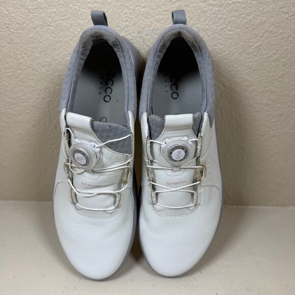 ECCO BIOM H4 BOA GORE-TEX Golf Shoes White & Gray Women’s Sz EU41 / US10-10.5 - Picture 5 of 7